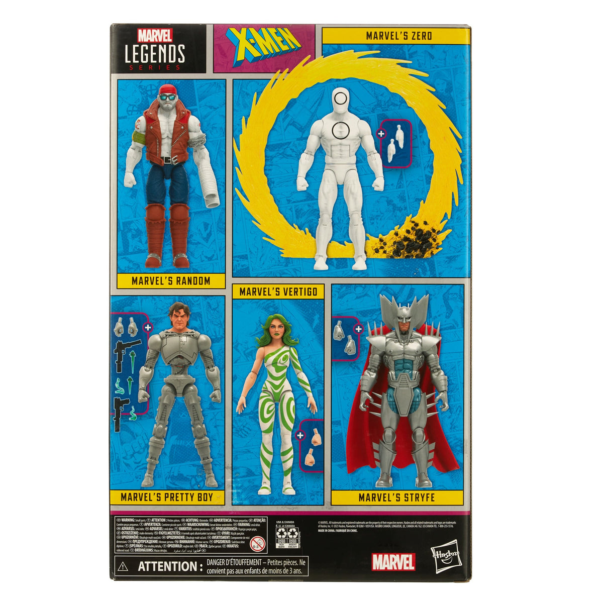 Marvel Legends Series: X-Men Villains, 60th Anniversary Marvel Action Figure Set