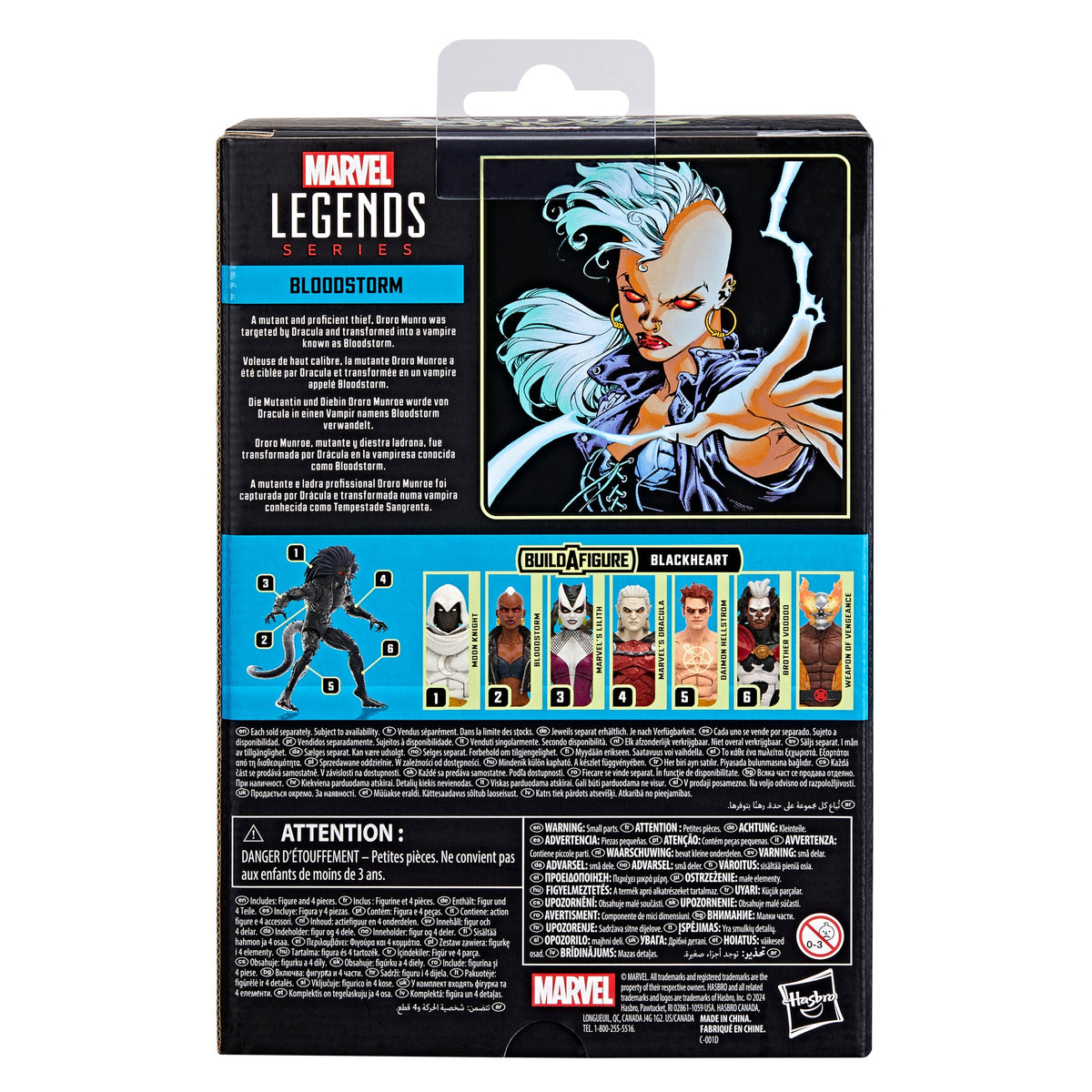 Marvel Legends Series Strange Tales Bloodstorm - BAF Cœur Noir