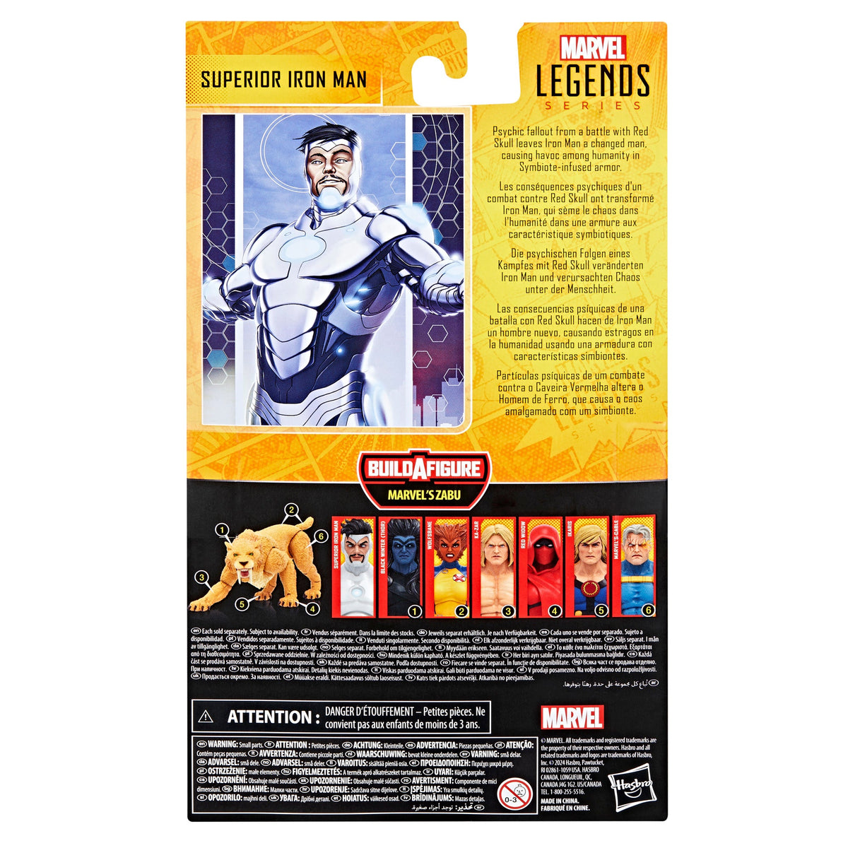 Série Marvel Legends - Superior Iron Man - Zabu Baf