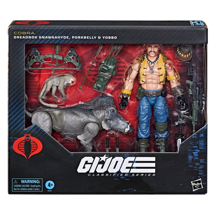 G.I. Joe Classified Series #125, Dreadnok Gnawgahyde et ses animaux de compagnie Porkbelly & Yobbo