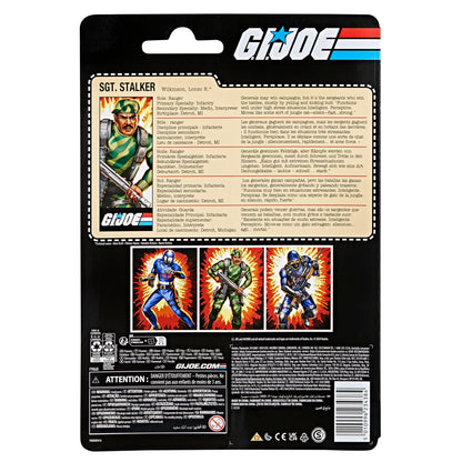 G.I. Joe Collection Classique Rétro Carte Sergent Stalker