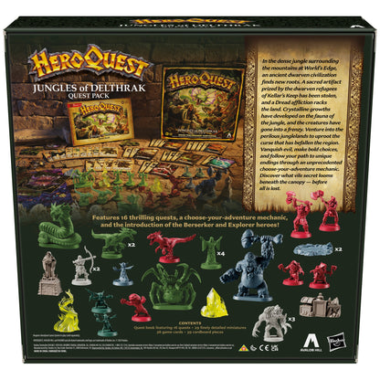 Avalon Hill HeroQuest Les Jungles de Delthrak Pack de Quêtes