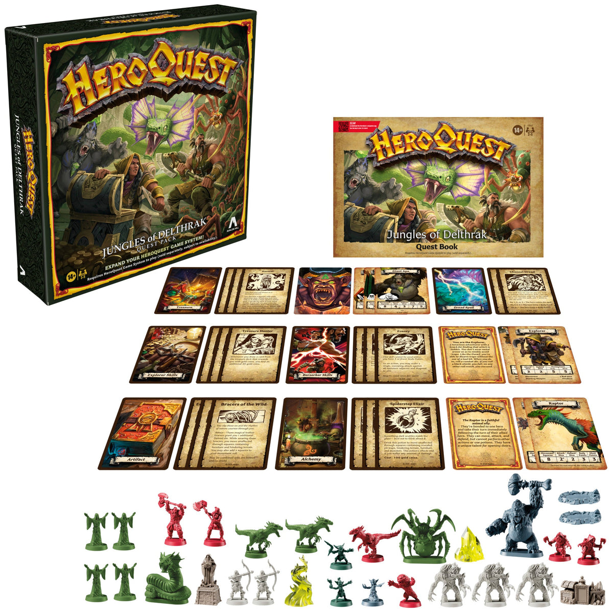 Avalon Hill HeroQuest Les Jungles de Delthrak Pack de Quêtes