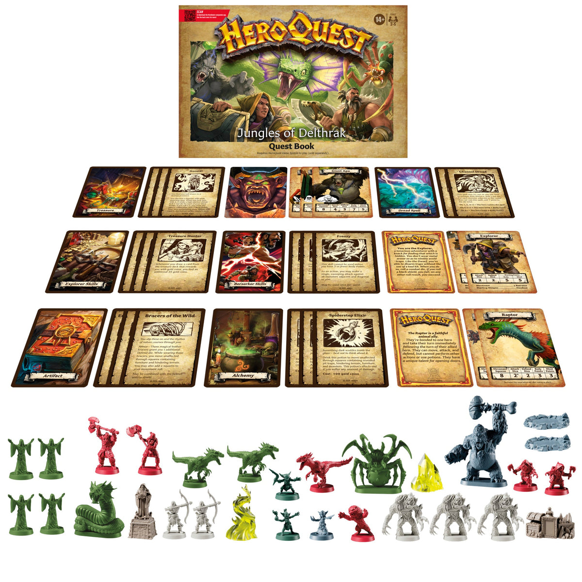 Avalon Hill HeroQuest Les Jungles de Delthrak Pack de Quêtes