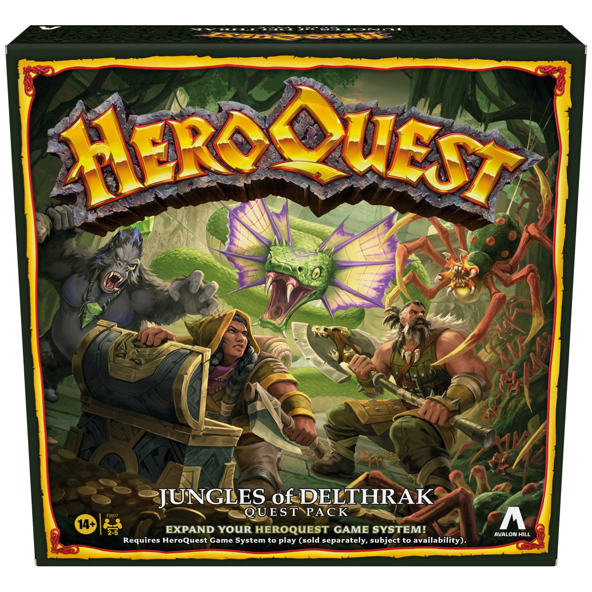 Avalon Hill HeroQuest Les Jungles de Delthrak Pack de Quêtes