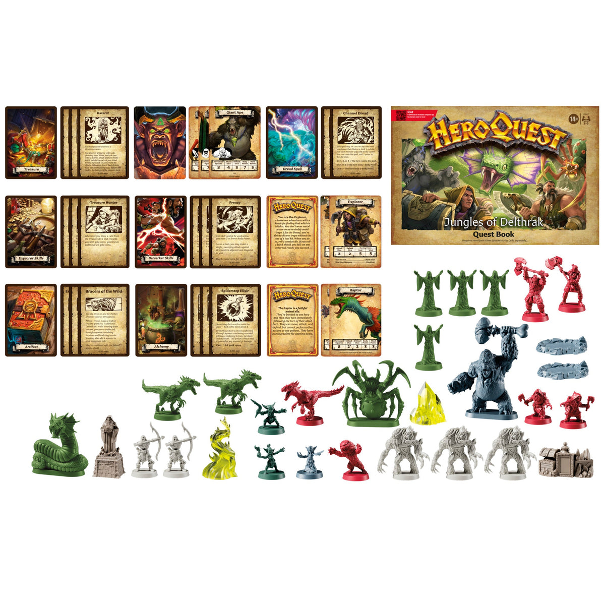 Avalon Hill HeroQuest Les Jungles de Delthrak Pack de Quêtes