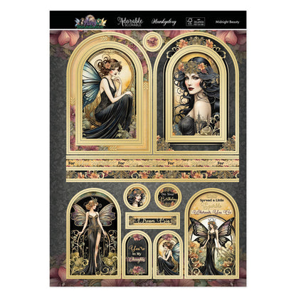 Ensemble de luxe de sur-matelas Midnight Beauty