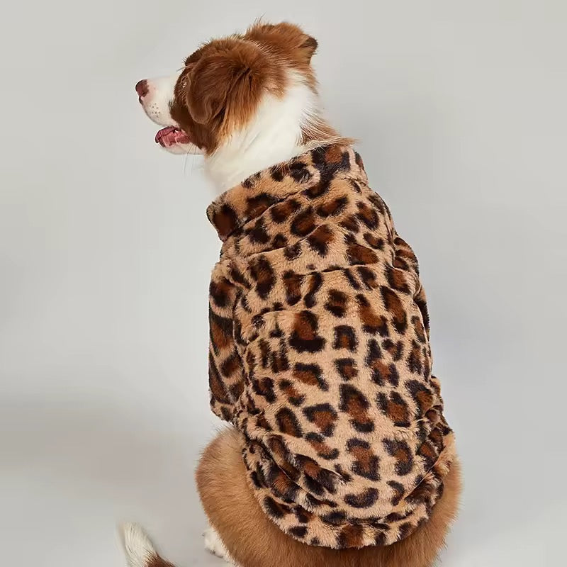 Manteau pour chien Imprimé léopard – Manteau de luxe pour chiens qui font sensation