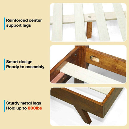 Harmony Solid Wood Bed Frame