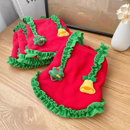 Robe de Noël pour chien Jingle Bells – Robe de fête pour chien