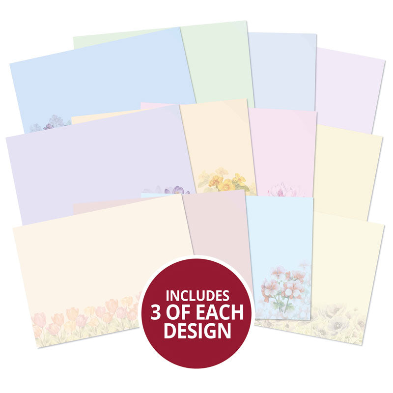 En pleine floraison - Encats de cartes de luxe Délices Floraux