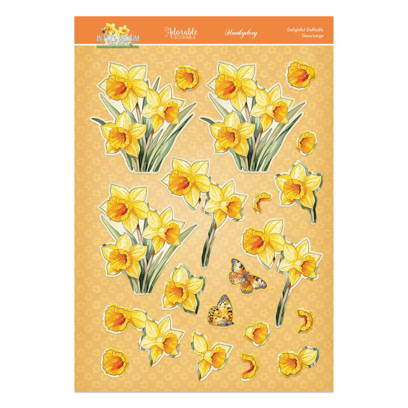 En pleine floraison - Set de décorations florales Deco-Large - Ravissantes jonquilles