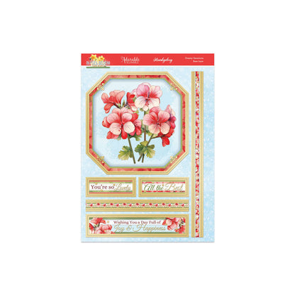 En Pleine Floraison - Kit de Décoration Grand Format Délices Floraux - Géraniums Rêveurs