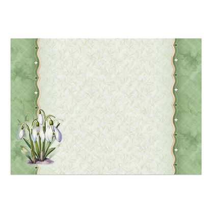 In Full Bloom - Floral Delights Deco-Large Set - Stunning Snowdrops