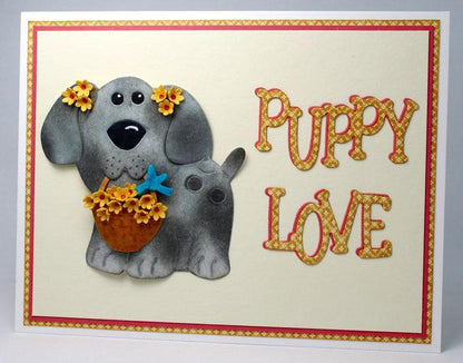 Matrice de découpe de précision Frantic Stamper - Rover Puppy Love