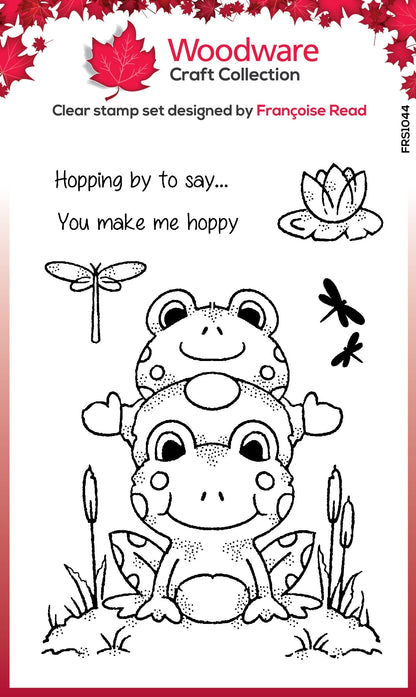 Woodware Clear Singles Lot de tampons Nain sauteur 4 po x 6 po