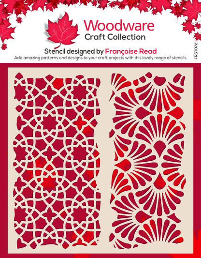 Pochoir Woodware Arabesque 6 po x 6 po