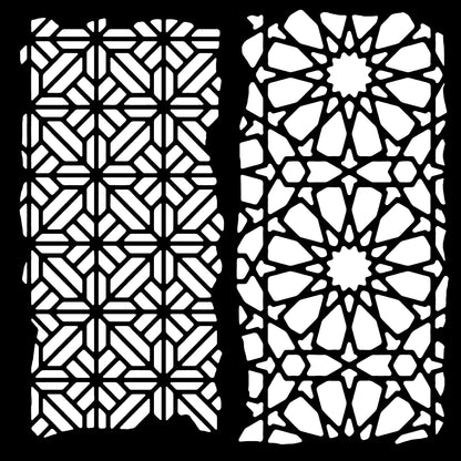 Pochoir Woodware Arabian 15,24 cm x 15,24 cm