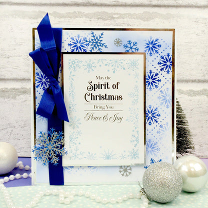 For the Love of Masks - Stitched Snowflake Tiles