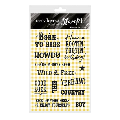 For the Love of Stamps - Country Greetings