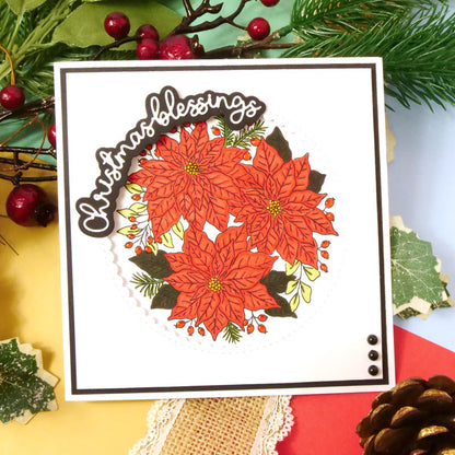 Moonstone Dies - Festive Essential Arched Sentiments