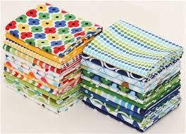 Quart de tissu, couleurs variées