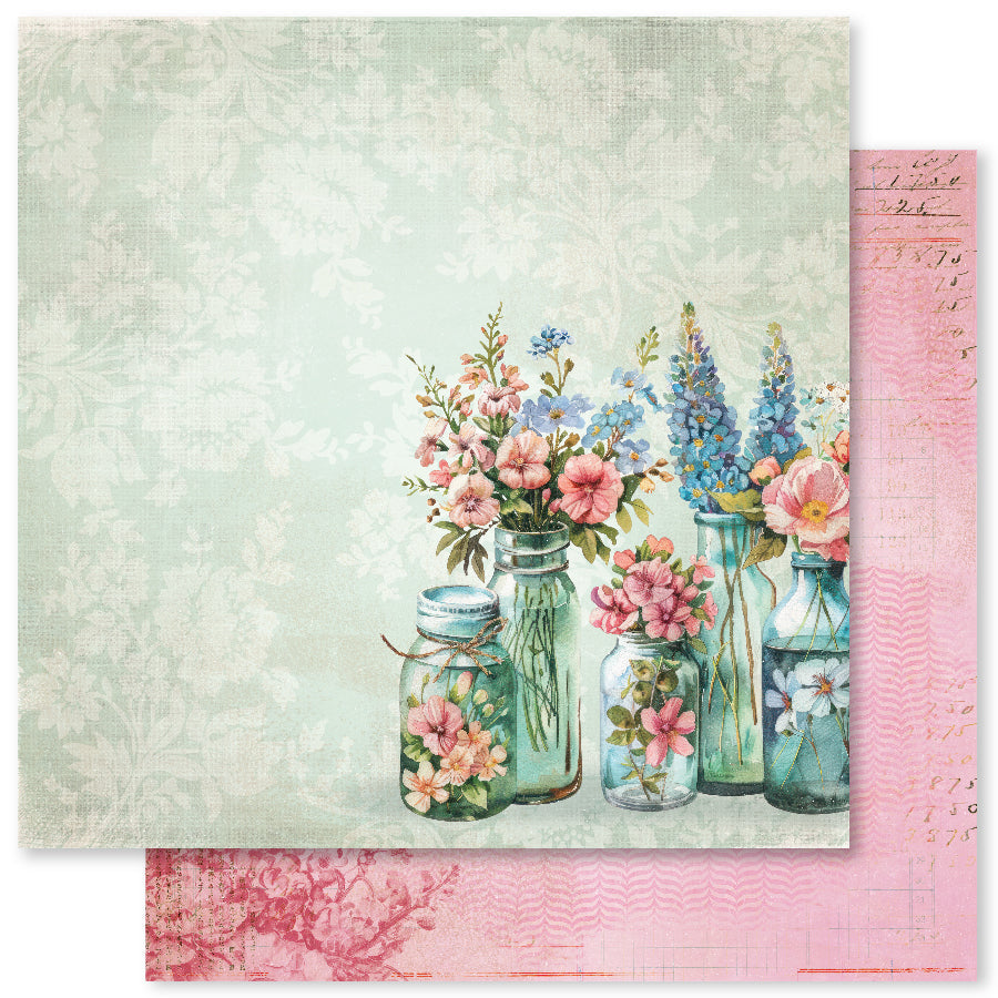 Collection de papiers « Flower Shoppe Basics » 15x15 cm 33678