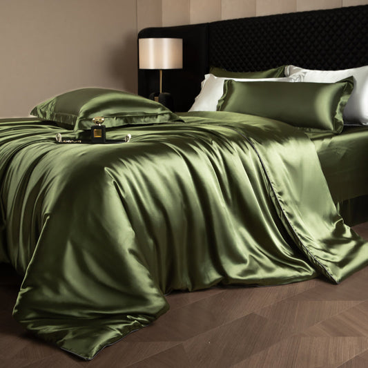 Parure de lit élégante Lustre Luxe - Vert forêt