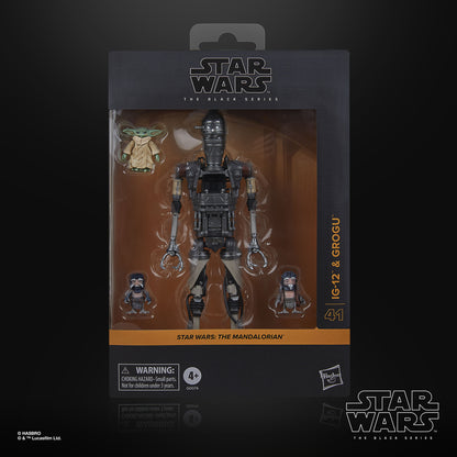 Star Wars The Black Series Deluxe IG-12 et Grogu
