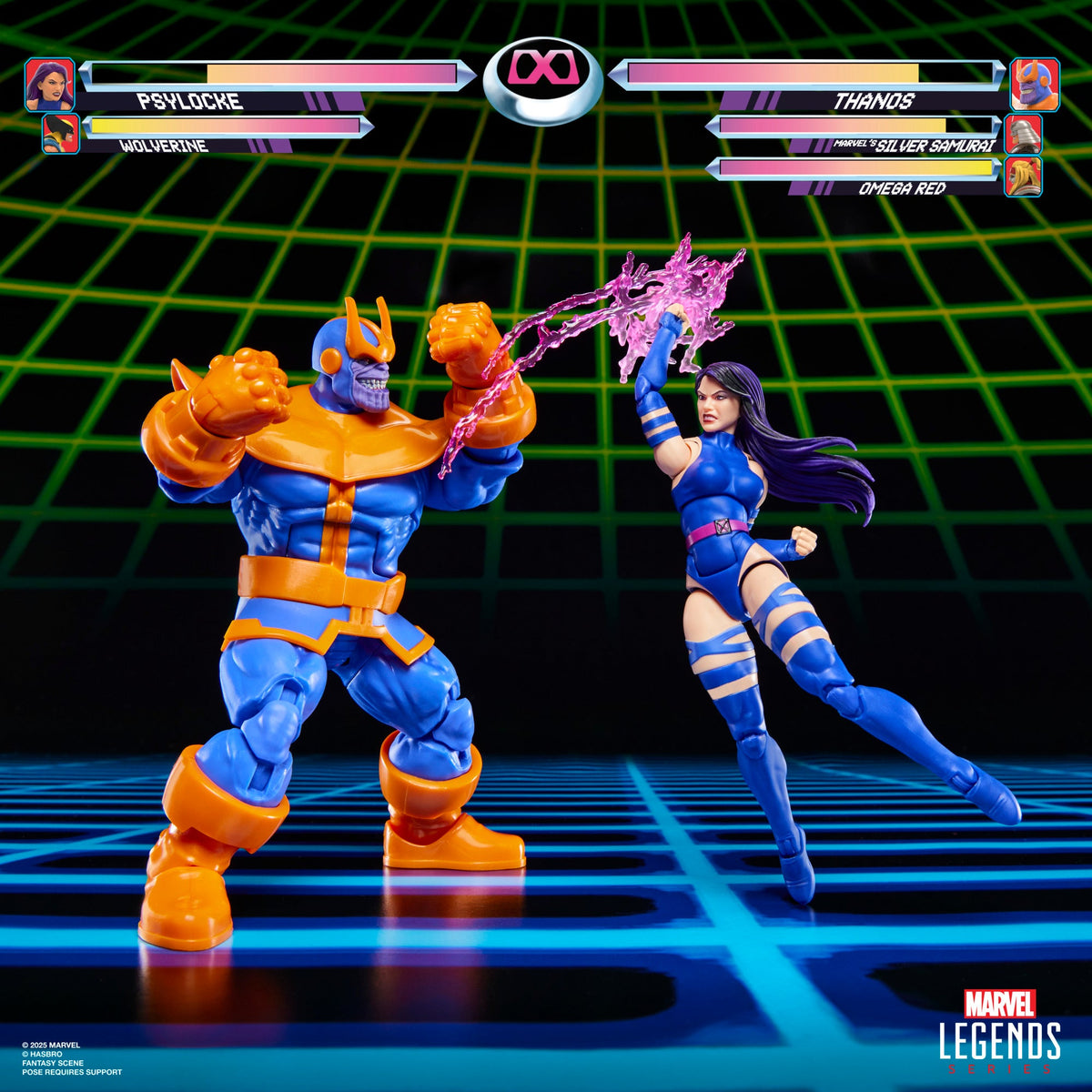 Marvel Legends Series Gamerverse Psylocke vs. Thanos - Exclusivité