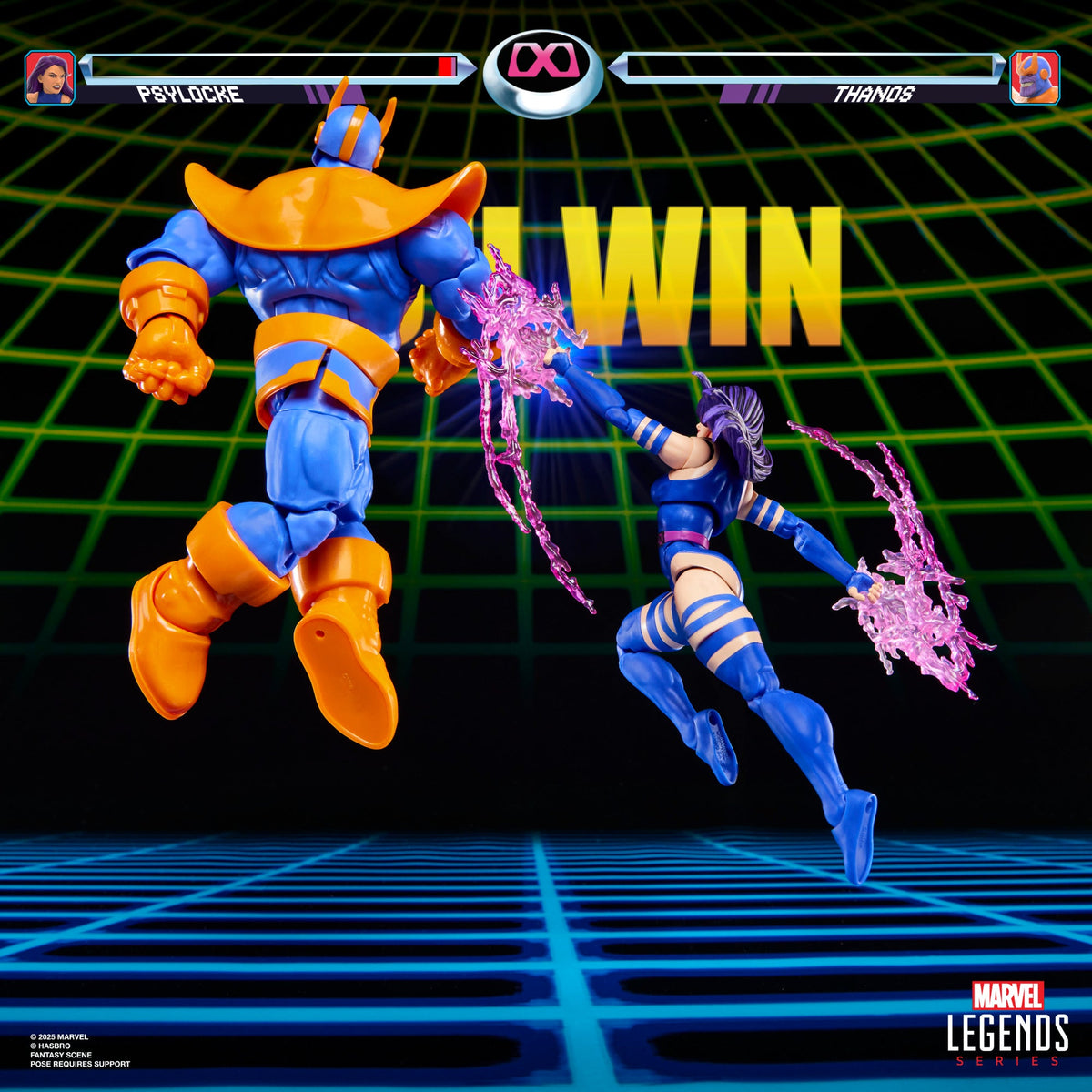 Marvel Legends Series Gamerverse Psylocke vs. Thanos - Exclusivité