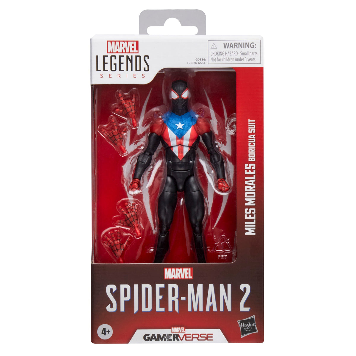 Marvel Legends Series Gamerverse Miles Morales Tenue Boricua