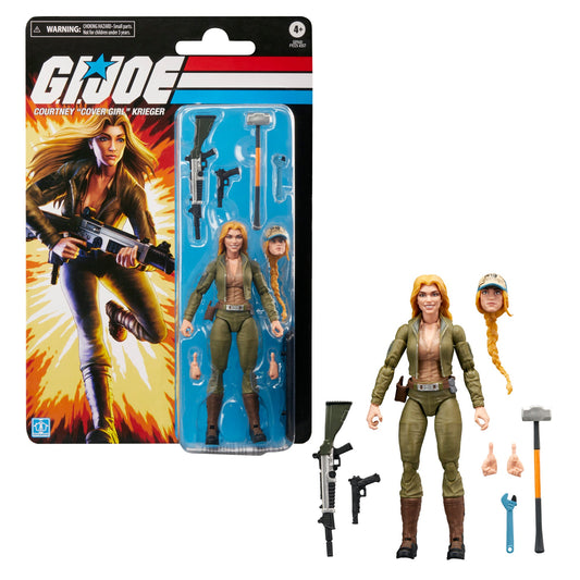 G.I. Joe Classified Series Rétro Carte Courtney “Cover Girl” Krieger