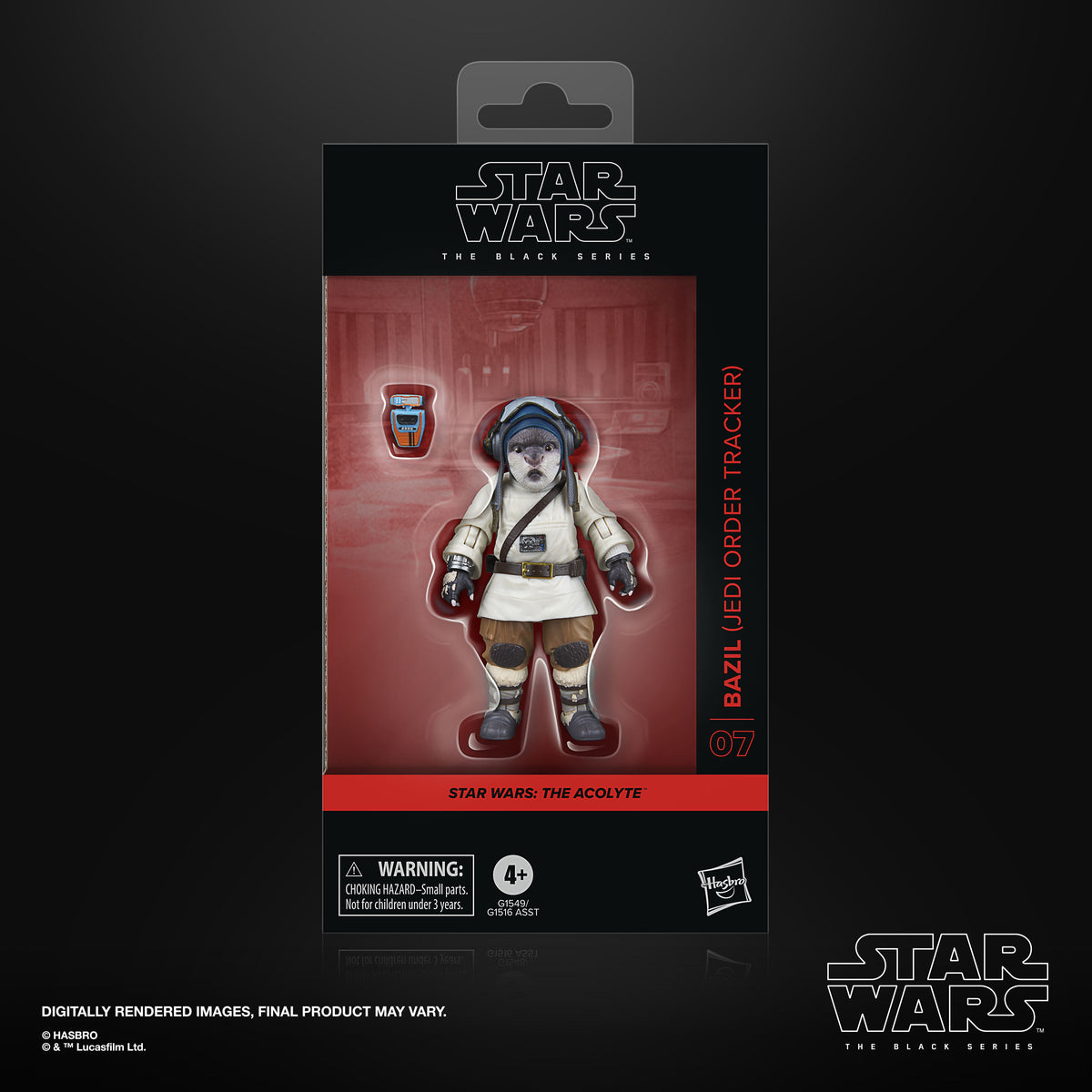 Star Wars The Black Series Bazil (Traqueur de l'Ordre Jedi) (Emballage en Mauvais État)