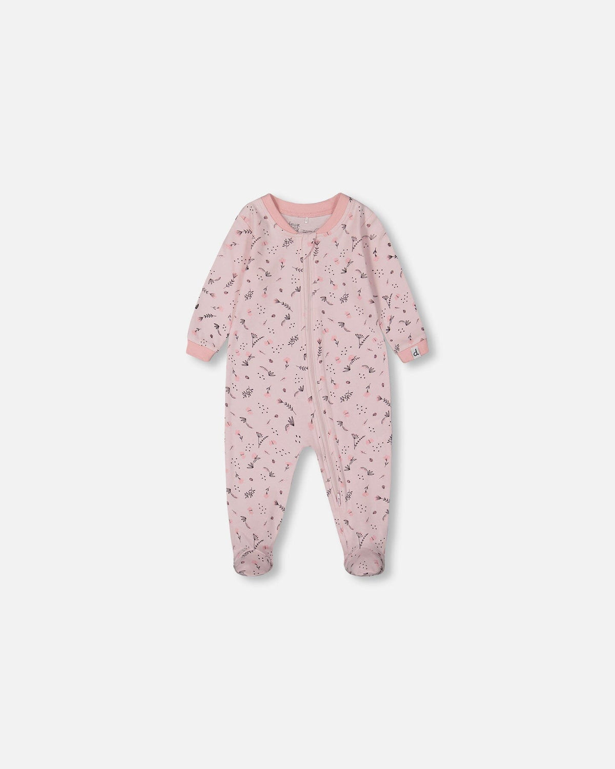 Pyjama une pièce en coton biologique imprimé écru et multi-camions