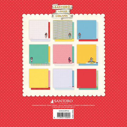 SAN Design Paper Pad Recto-Verso, 18 Motifs Gorjuss Essentials 18 Feuilles