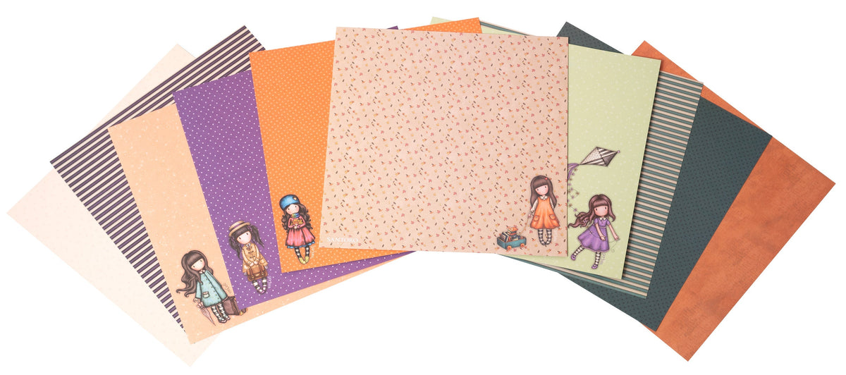 GOR Papier Set 5x2 Motifs Double-Face Essentiels 203x203x3mm 10 FL nr.28