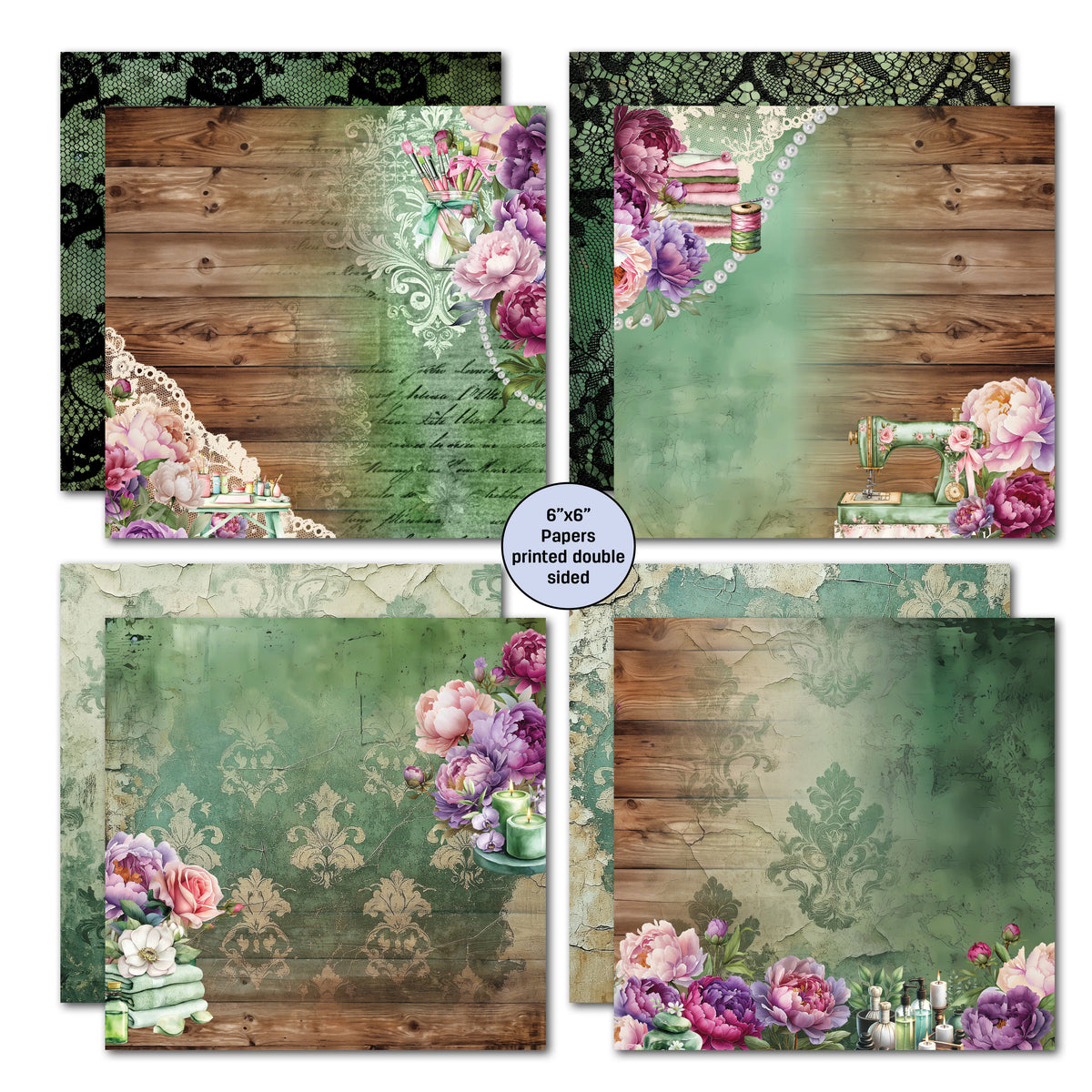 Pack de papier 6x6 "Girls Weekend" de 3Quarter Designs