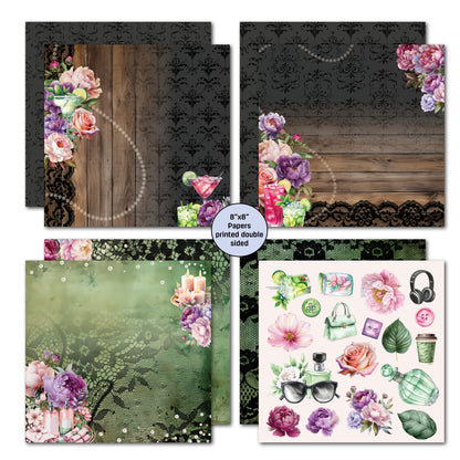 3Quarter Designs Girls Weekend  8x8 Paper Pack
