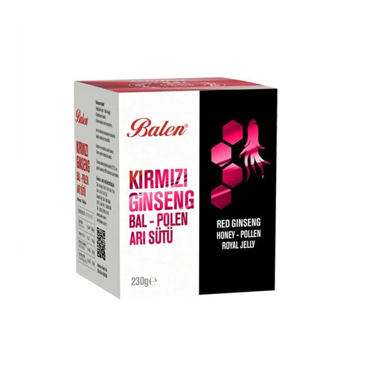 Mélange Miel Pollen Gelée Royale Ginseng Rouge