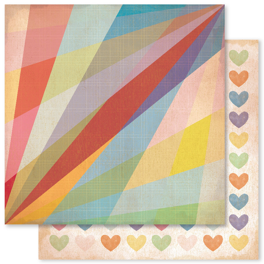 Grow with Love B Papier 30x30 cm (Lot de 12) 33087