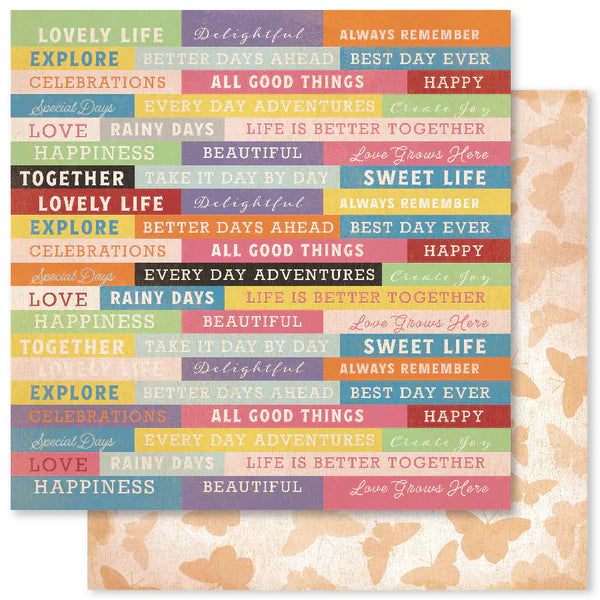 Collection de papiers "Grow with Love" 6x6 (33102)