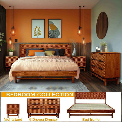 Commode Acacia Elara à 6 tiroirs pour des solutions de rangement élégantes