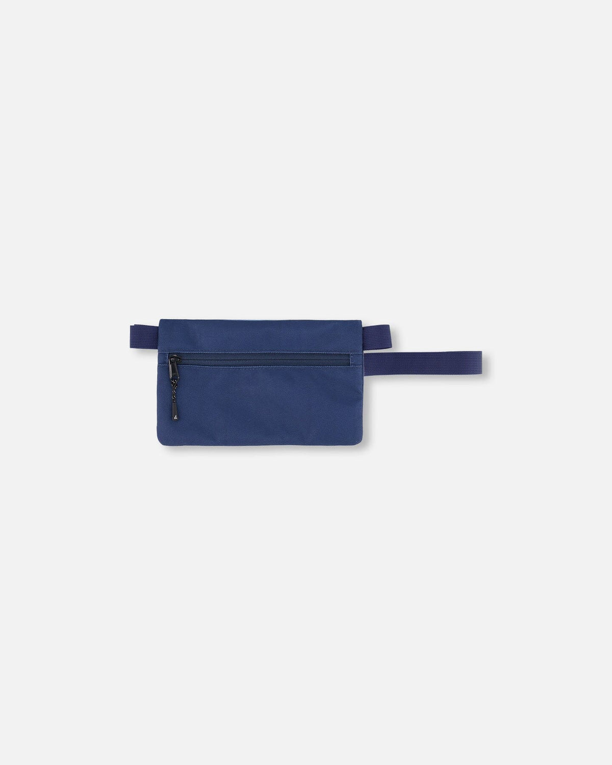 Trousse double dégradé bleu et beige