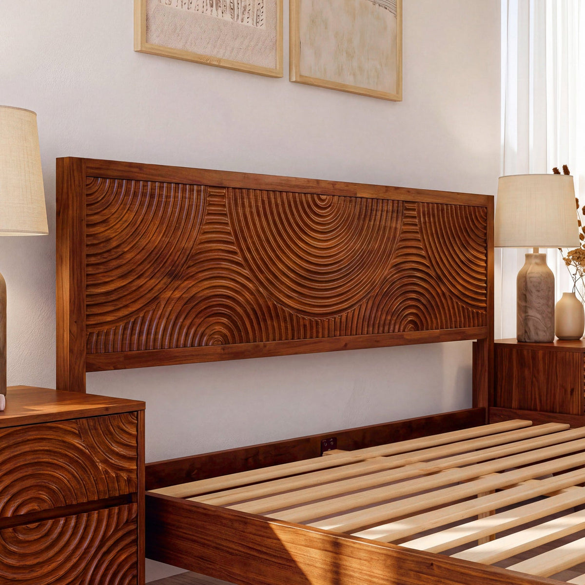 Harmony Solid Wood Bed Frame