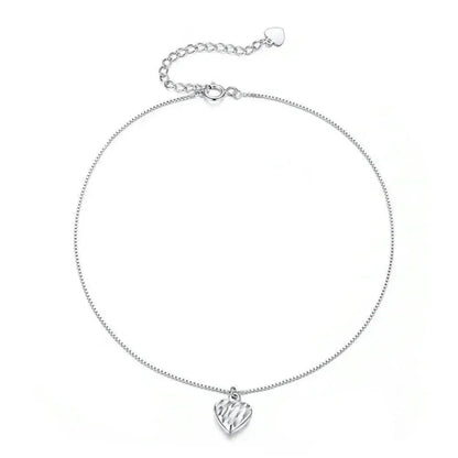The Essential 925 Sterling Silver Charm Anklet