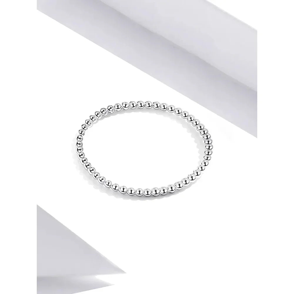 Bagues empilables en argent sterling 925 torsadées à texture tressée - Bijoux raffinés