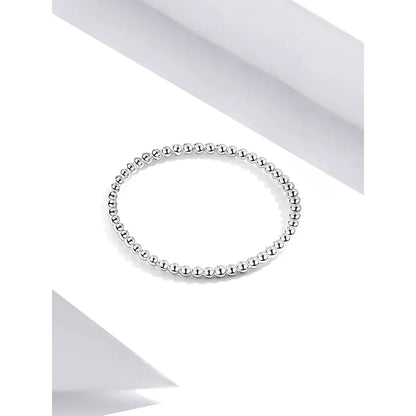 Bagues empilables en argent sterling 925 torsadées à texture tressée - Bijoux raffinés