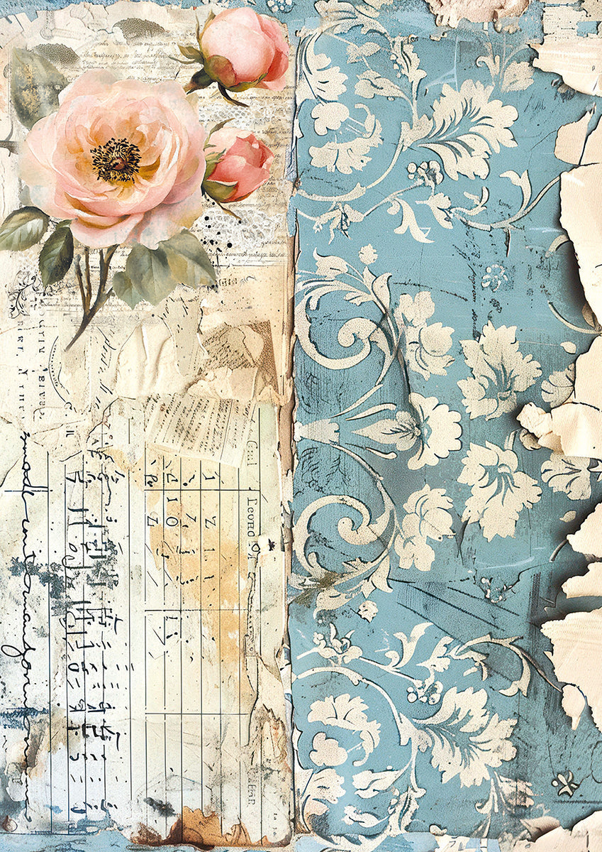 Papier de soie A4 6/Paquet Bleu France
