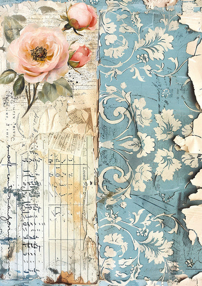 Papier de soie A4 6/Paquet Bleu France